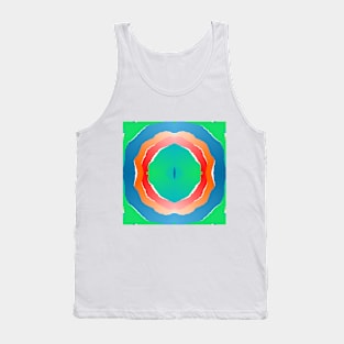 Kaleidoscope Multi Green Tank Top